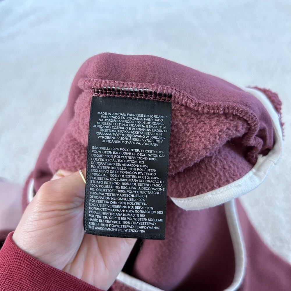North Face Women Deep Pile Fleece Full Zip Pink L Gorpcore Hiking Casual Outdoor - Picture 5 of 6